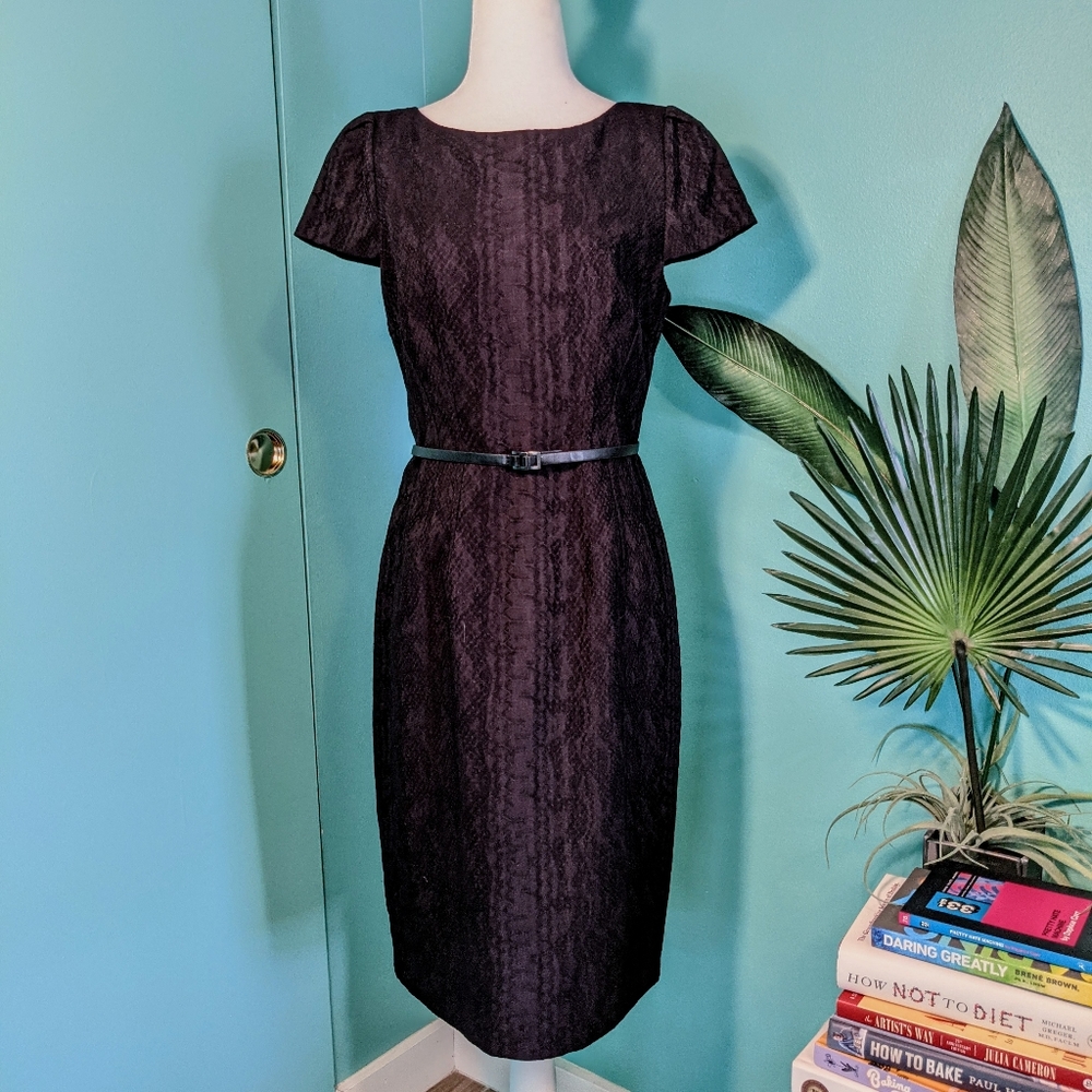 Elie Tahari Snake Animal Print Business Dress